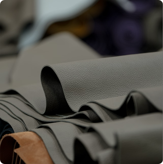 Premium cowhide leather for custom belt manufacturing