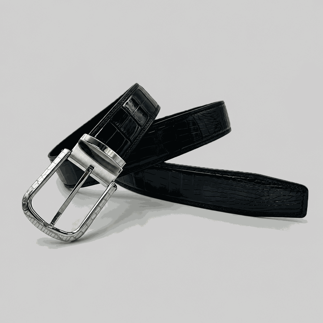 Custom leather replacement belt reference style 3