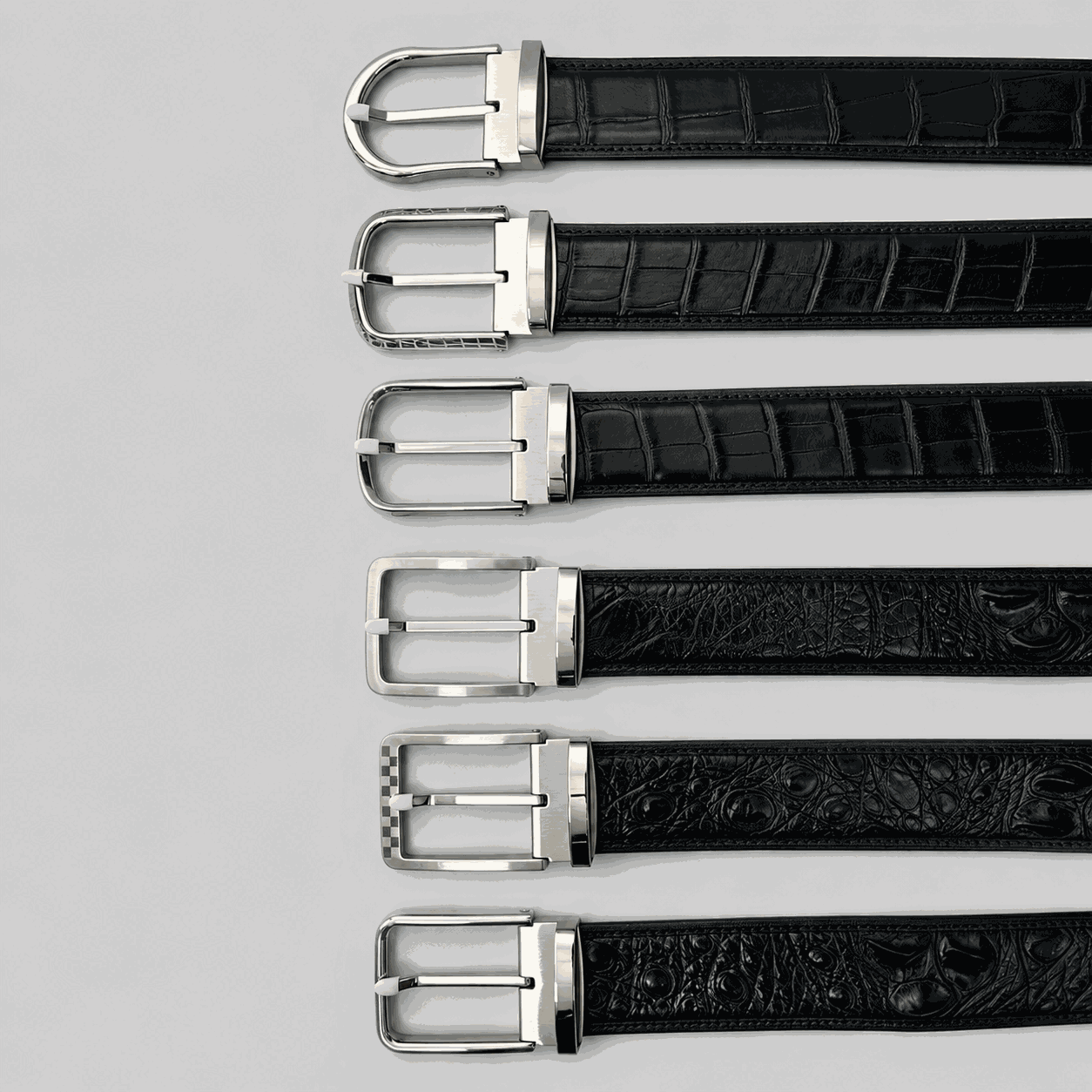 Custom leather replacement belt reference style 1